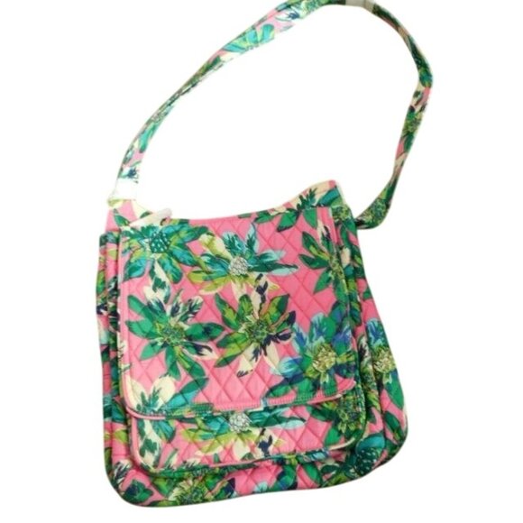 Vera Bradley Tropical Paradise Mailbag Handbag NWT $88 - Picture 1 of 5